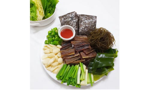 “겨울 제철 구룡포 과메기 선물 추천! 손질 완료 야채 세트 특가! 신선함 최강 과메기 택배!”